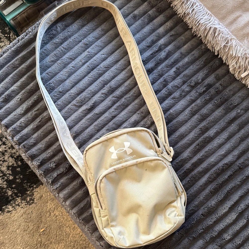 Under Armour Light Beige Compact Crossbody Bag